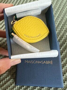 Maison de SABRÉ LEMON Fruit Bag Charm -  New in Box